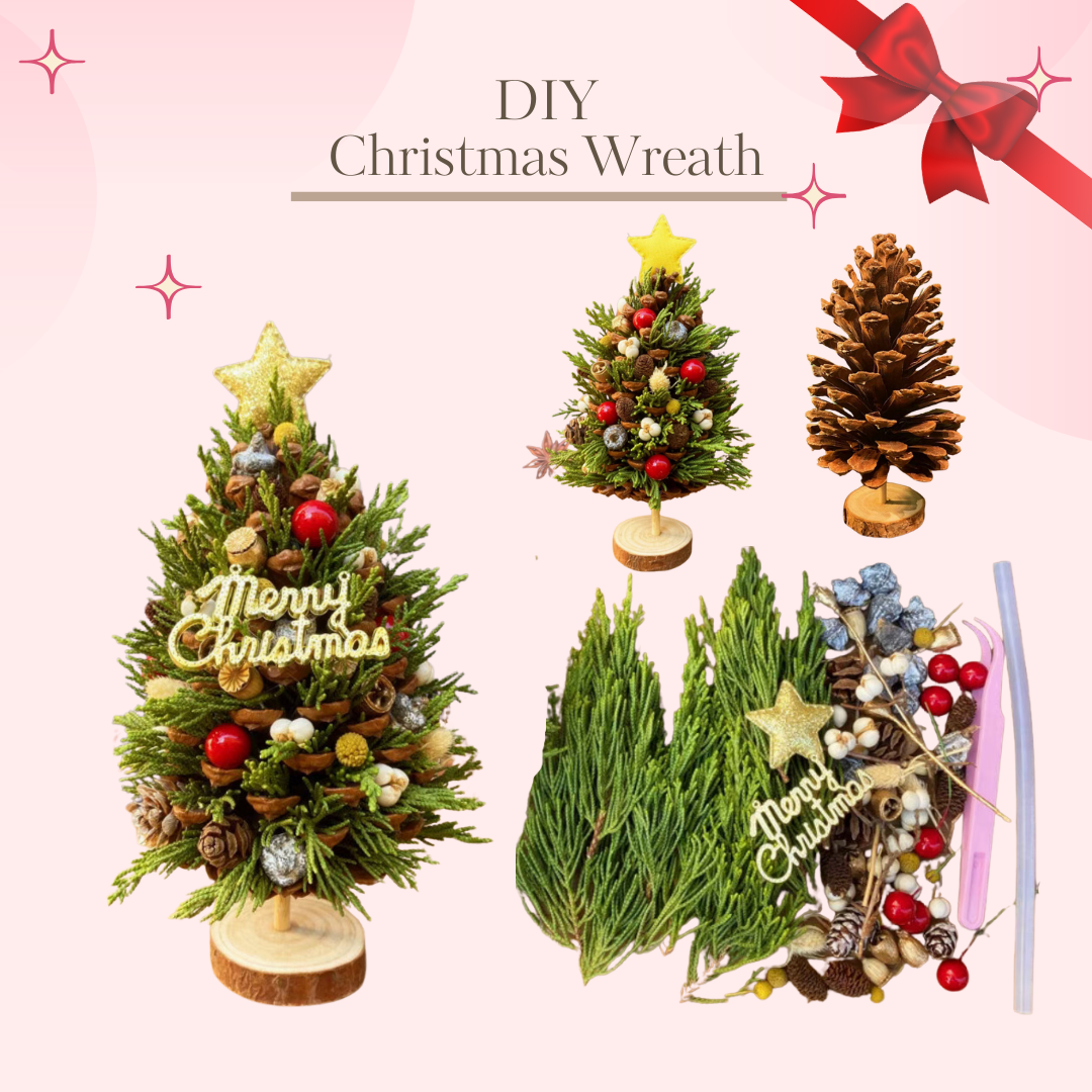 DIY Christmas Tree | Pine Cone Christmas Tree Material Kit