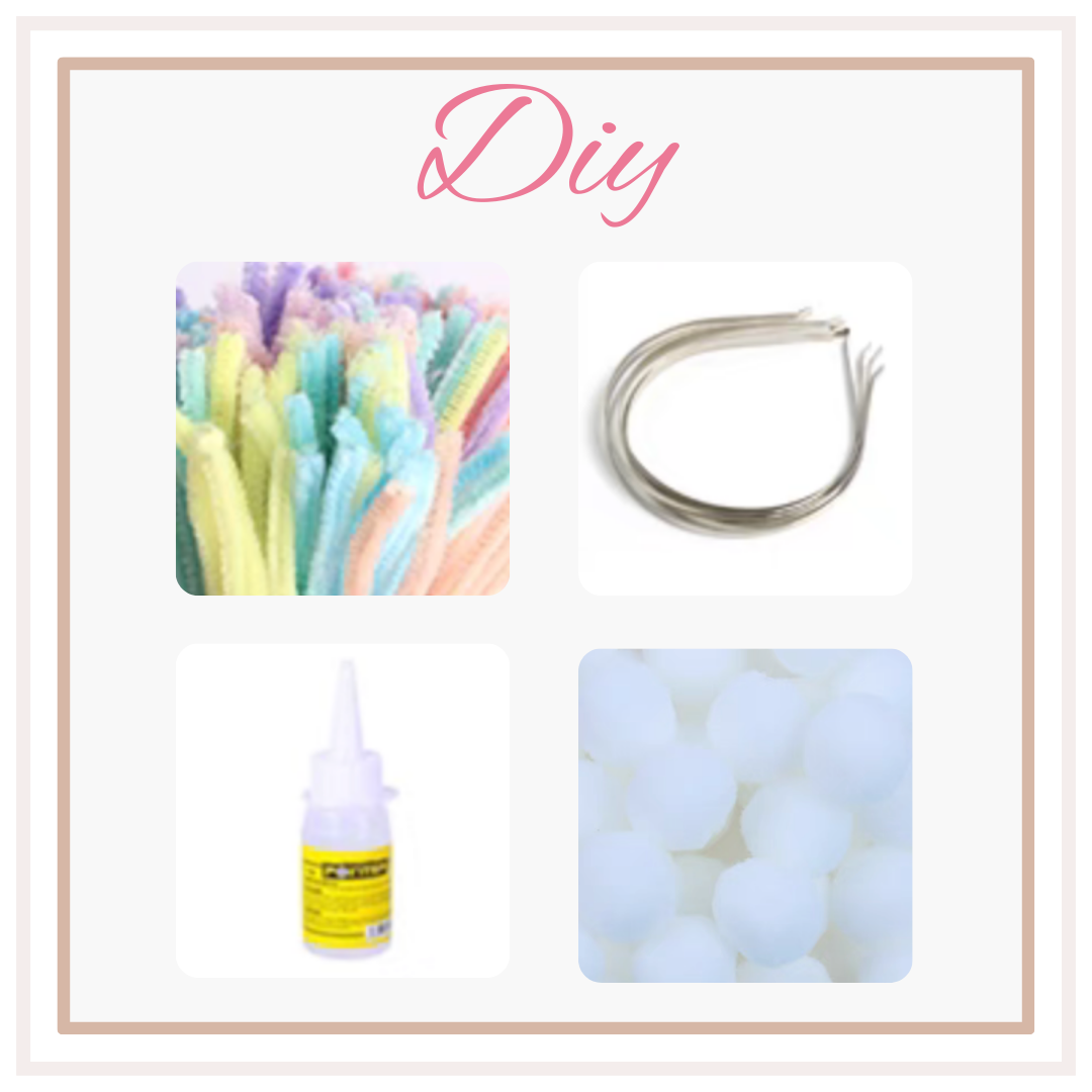 Easter DIY Twister Headband Material Kit (Macaron Color) (1 set can make 2 pieces)