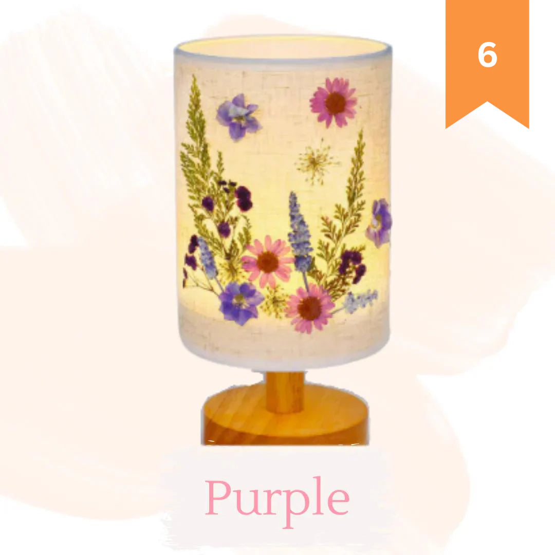 Vintage Dried Flower Pressed Night Light Workshop