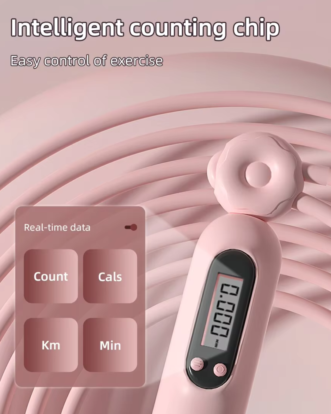 Smart Jump Rope with Counter | Adjustable Skipping Rope for Fitness & Weight Loss |HomeHato