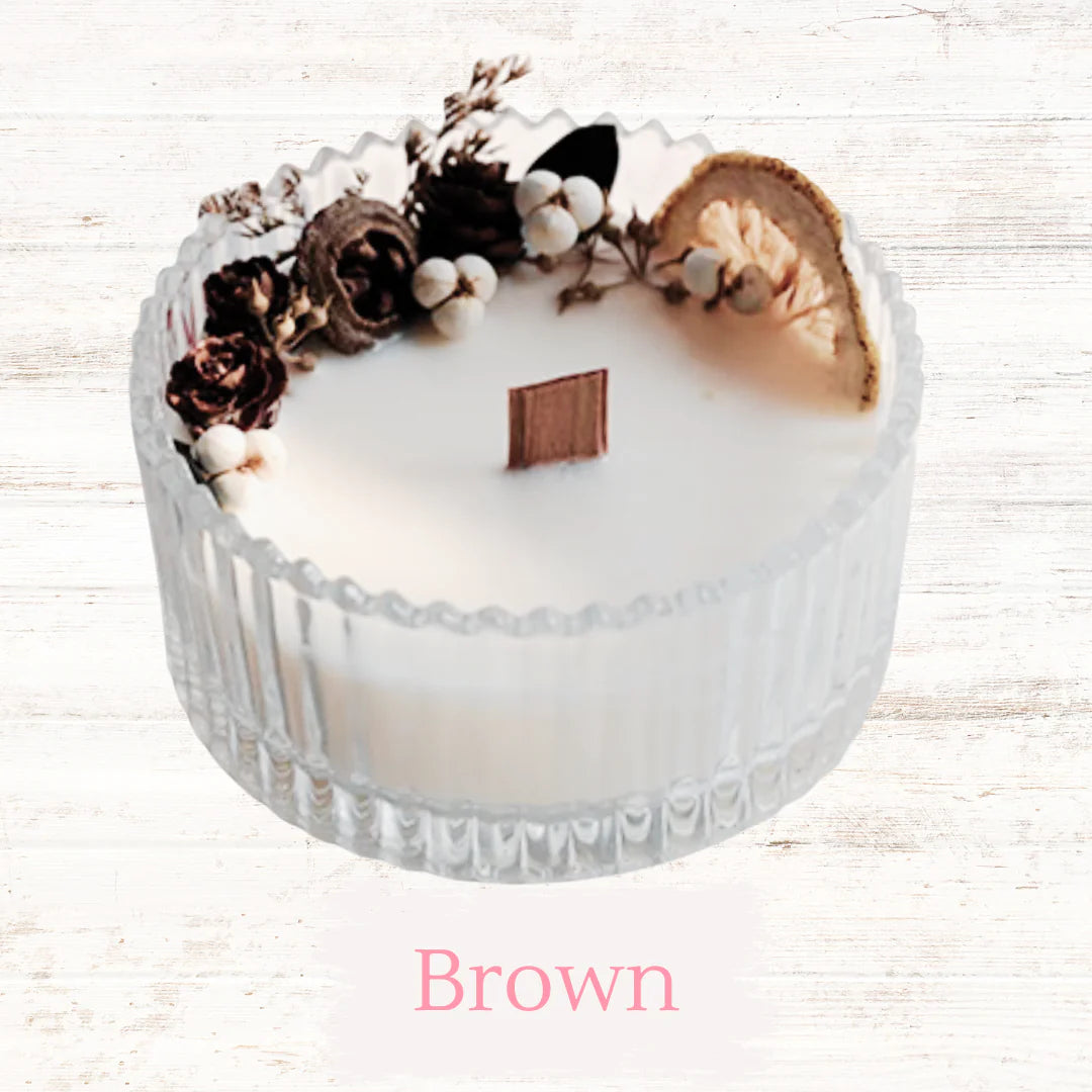 Company gifts/school gifts|handmade floral scented dried flower glass candles|white candles|custom handmade gifts