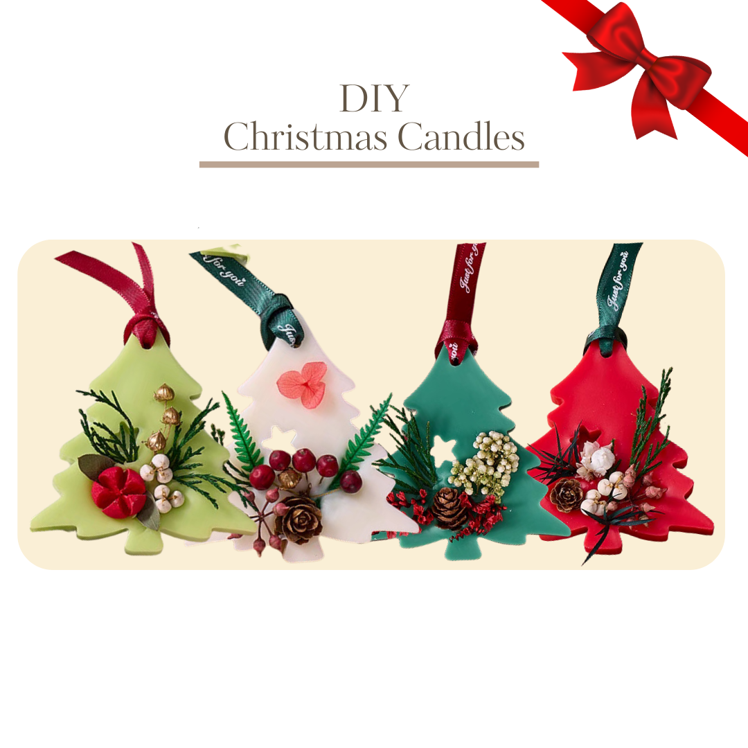 Christmas DIY scented candle sheet material package | Christmas tree | Children's Mother's Day parent-child student company group interest class simple DIY handmade workshop
