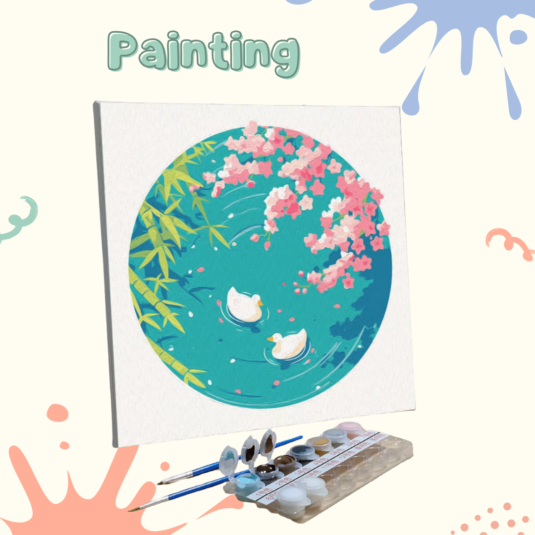 Beach Shell Painting DIY Material Kit | Purple