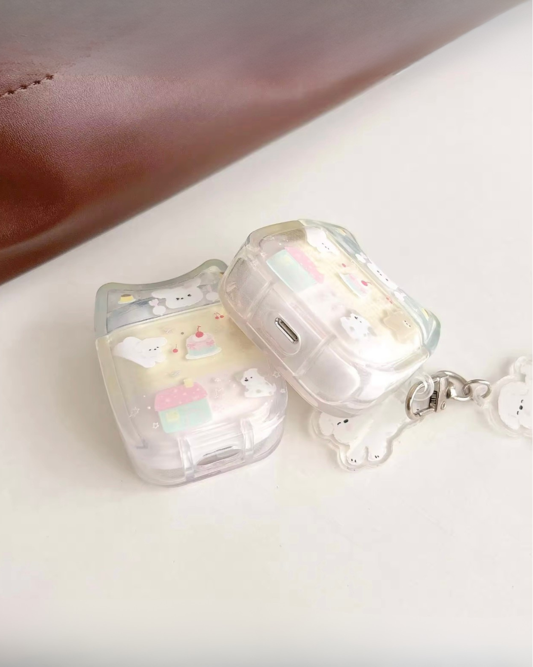 Cute Animal Earphone Case | Cartoon Cat Dog Bear Design for apple airpods 4 3 2 pro 2nd 1 wireless bluetooth charging box |HomeHato
