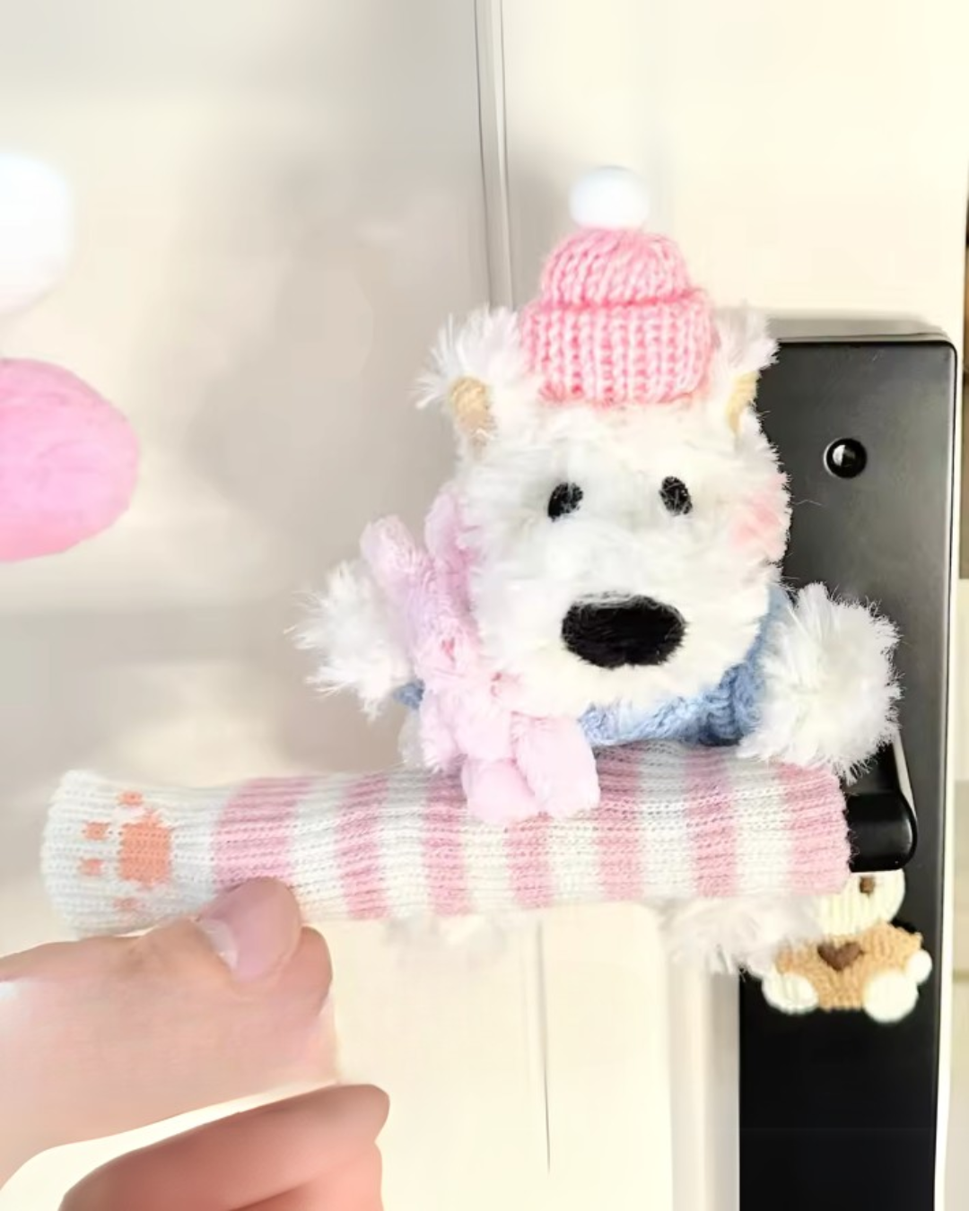 Door Knob Protector Cover Cute Puppy Entry |HomeHato