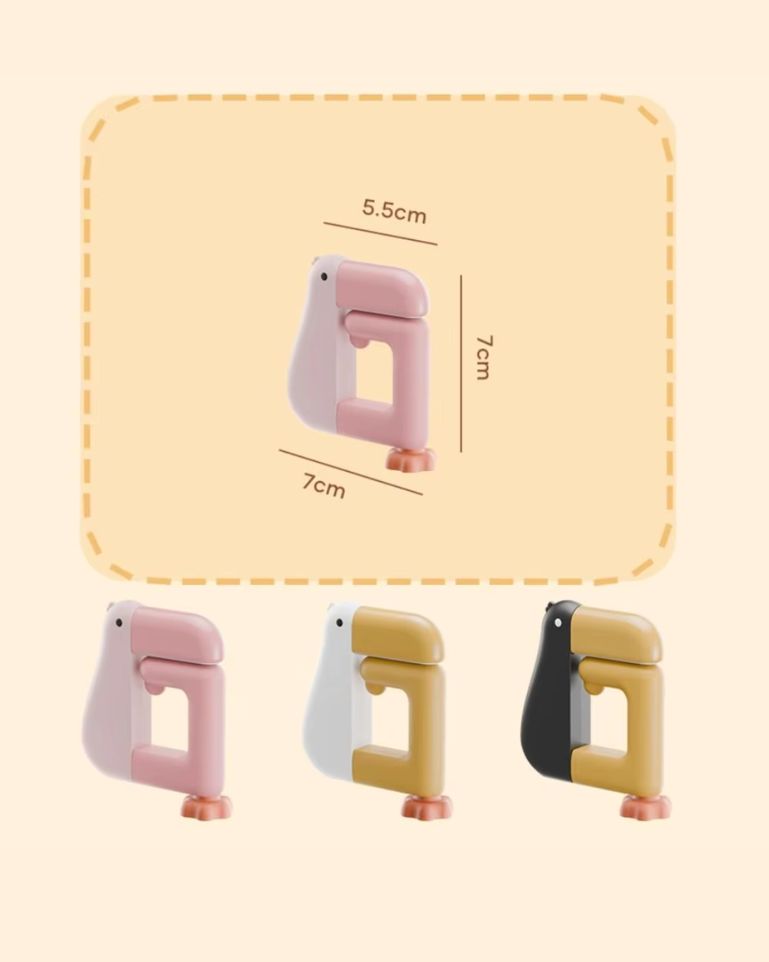 Cute Portable Desk Side Hanging Bag Hook |HomeHato