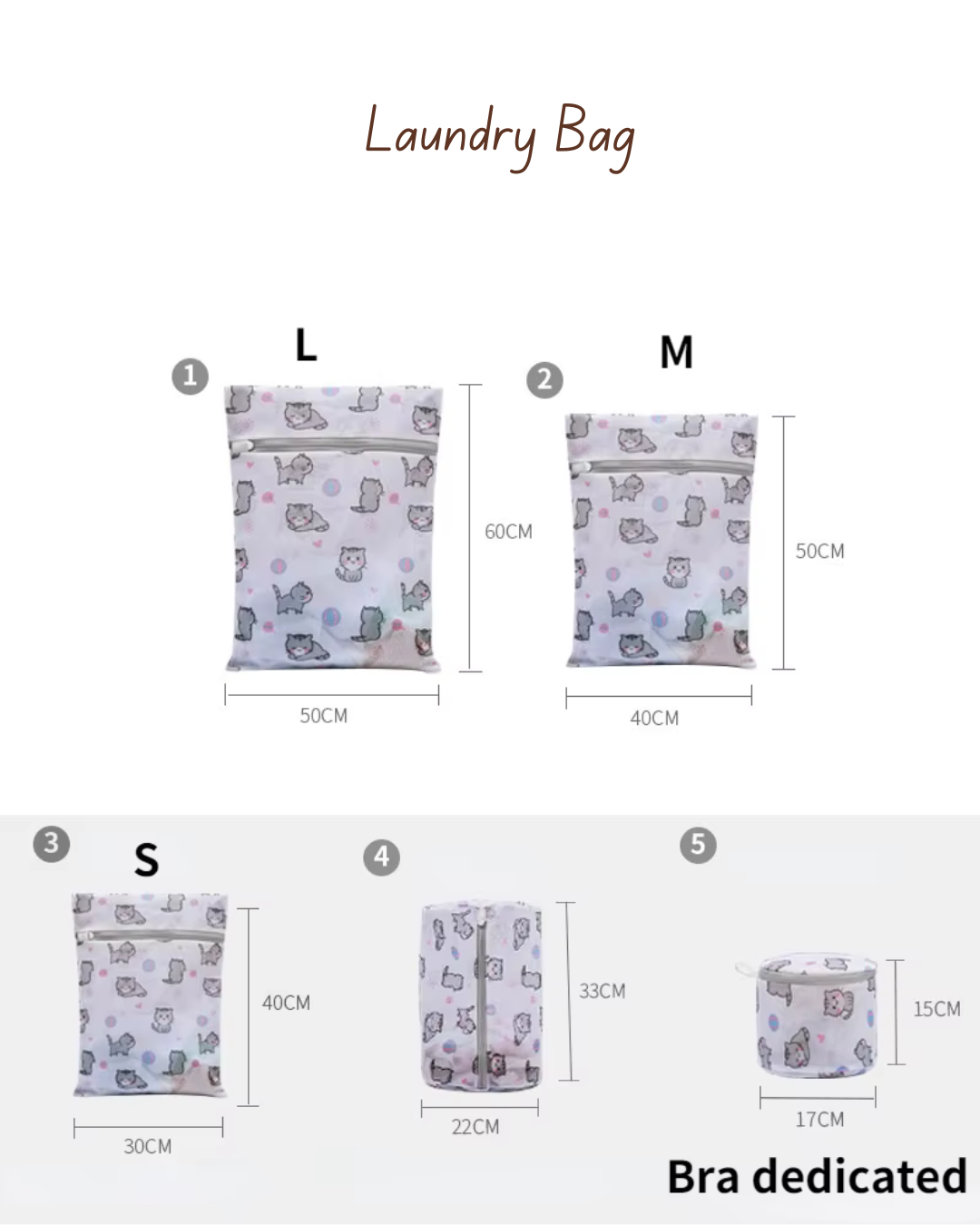 Zippered Laundry Wash Bag | Delicates & Bra Protector – Durable Mesh for Clothing Care |HomeHato