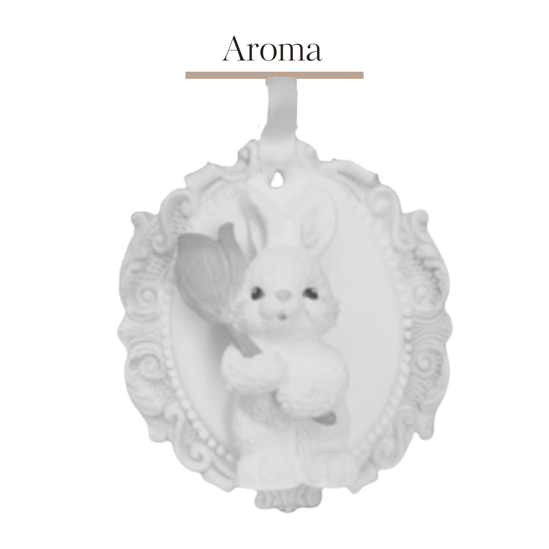 Aromatherapy plaster relief flower DIY coloring 🌺 | Rose bunny