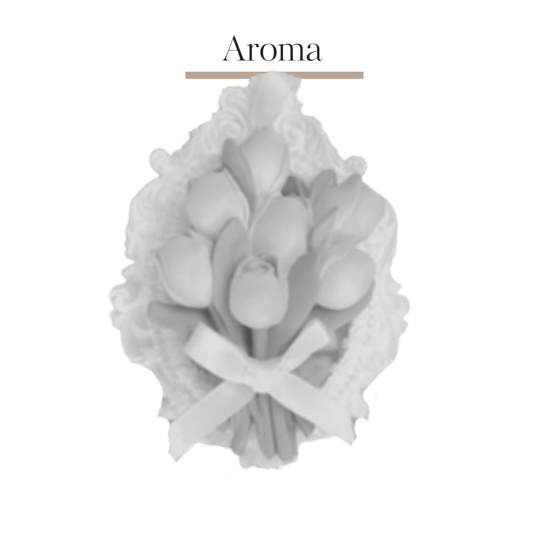 Aromatherapy plaster relief flower DIY coloring 🌺 | Tulip A