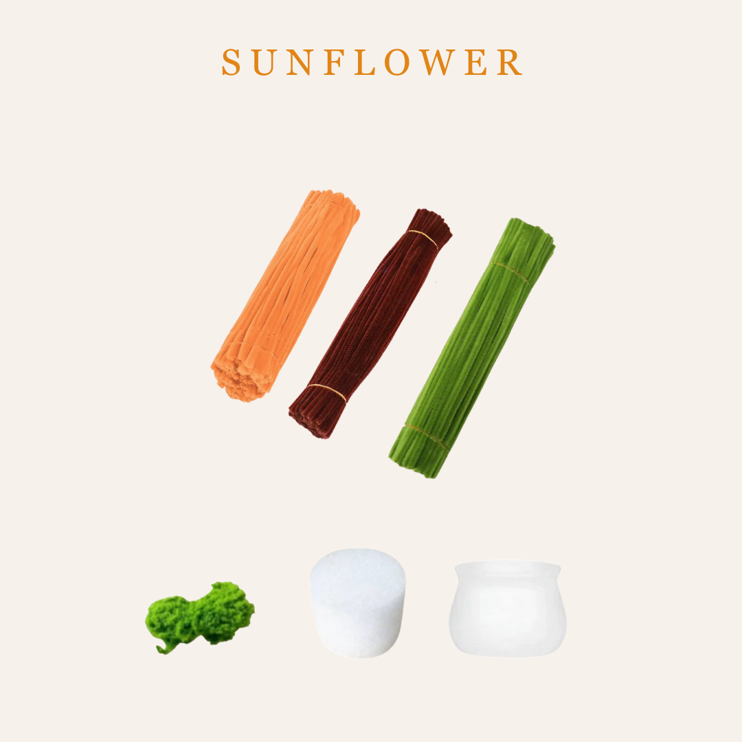 New Year Twister|DIY Material Pack|Small Orange Potted Plant