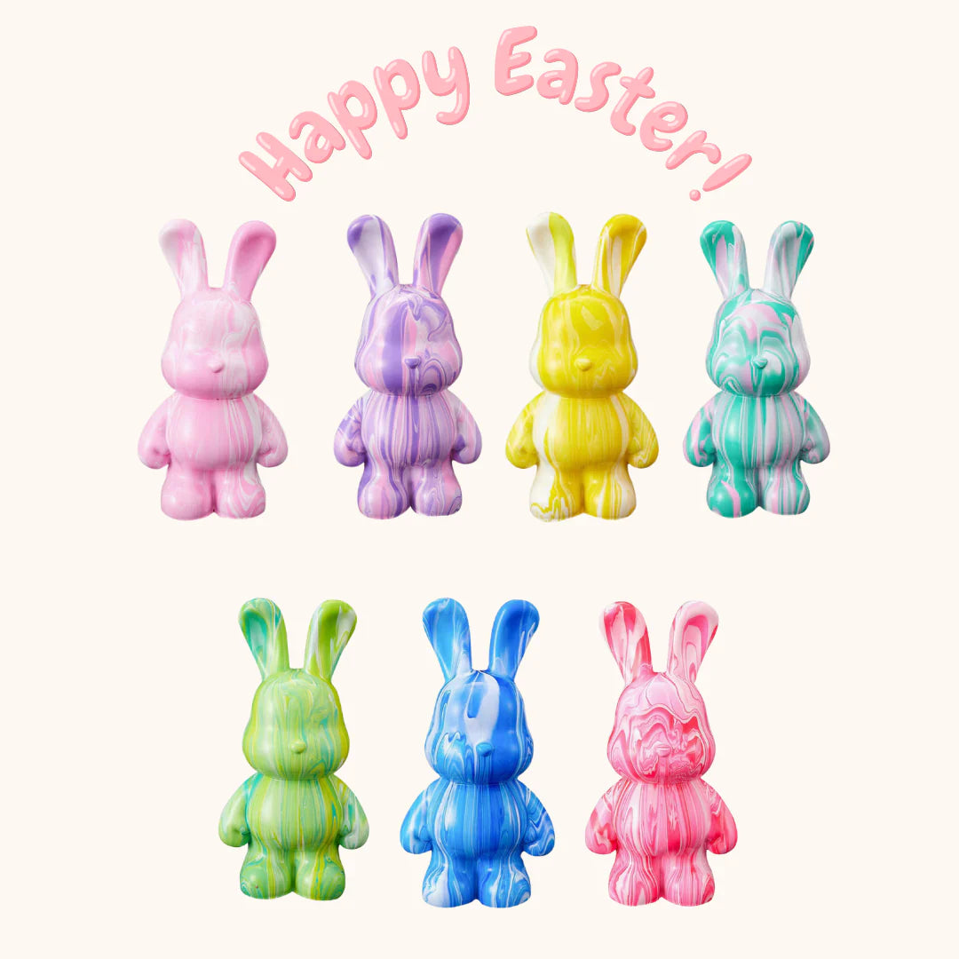 23cm兔仔流體白胚(可儲錢)工作坊