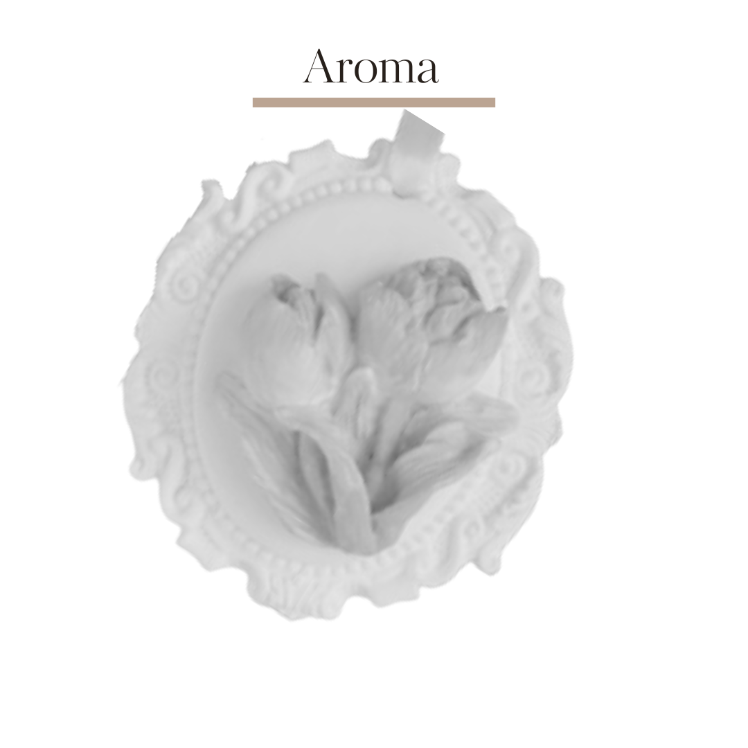 Aromatherapy plaster relief flower DIY coloring 🌺 | Tulip B