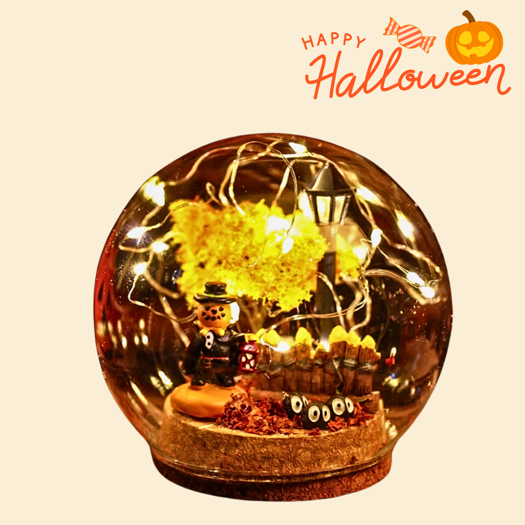 Halloween Night Light Glass Ball Workshop