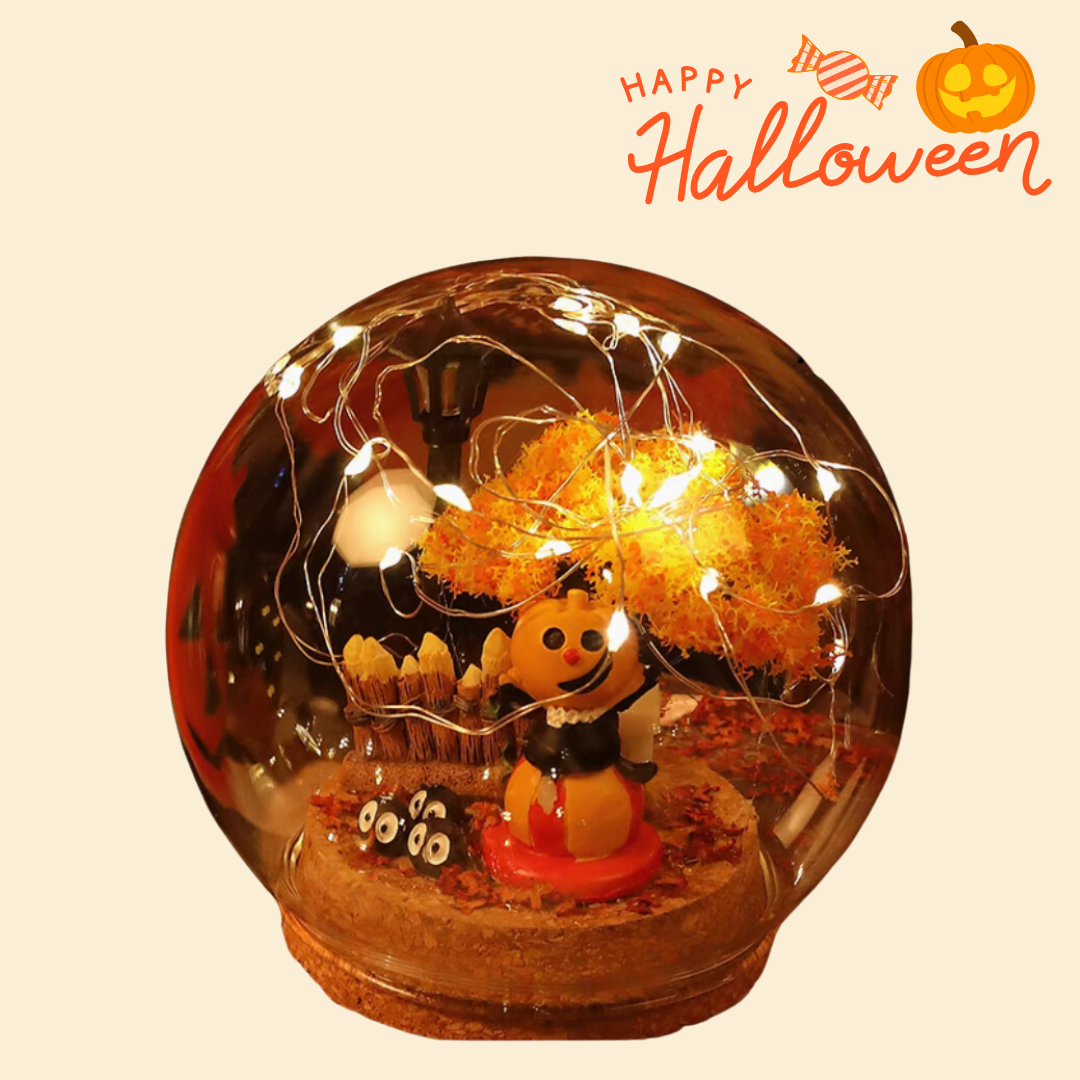 Halloween Night Light Glass Ball DIY Material Kit