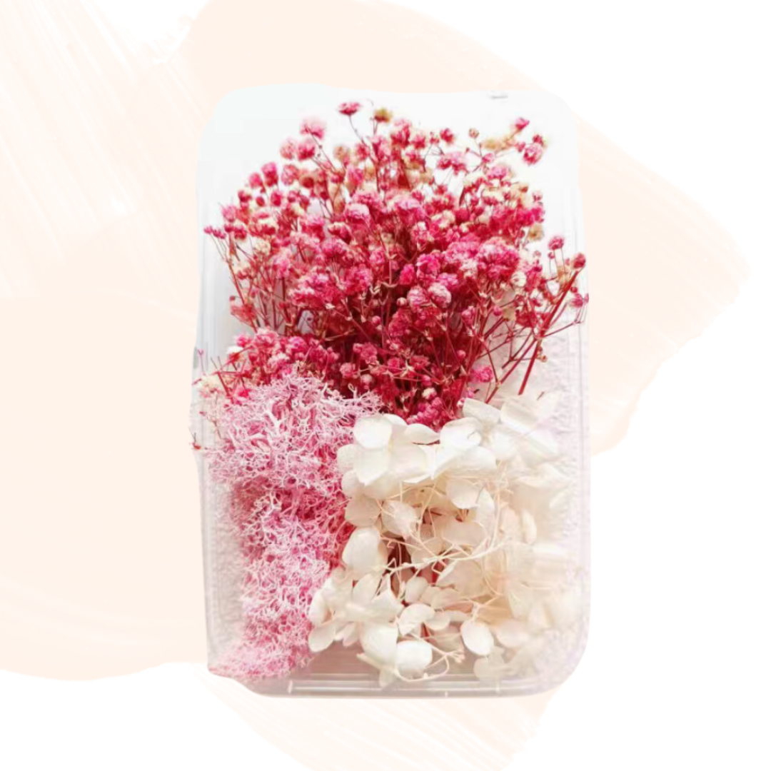 Hot selling preserved flower material package | pink series