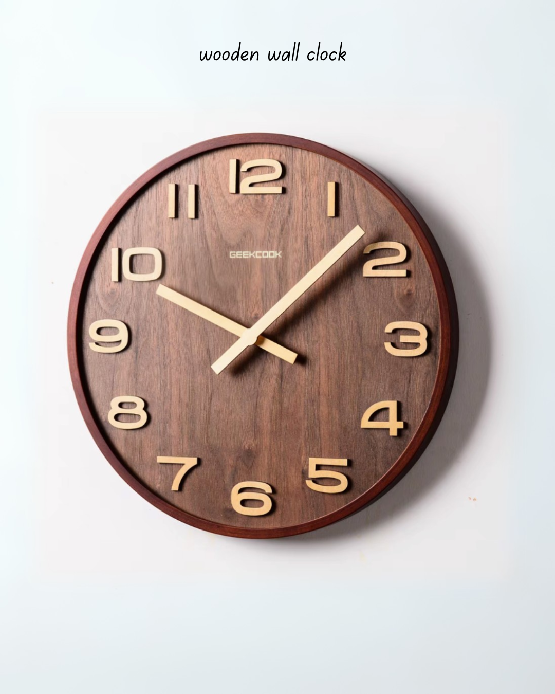 wooden wall clock |HomeHato