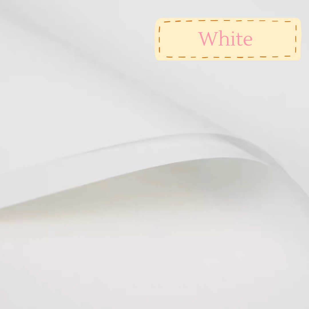 Flower Wrapping Paper | White