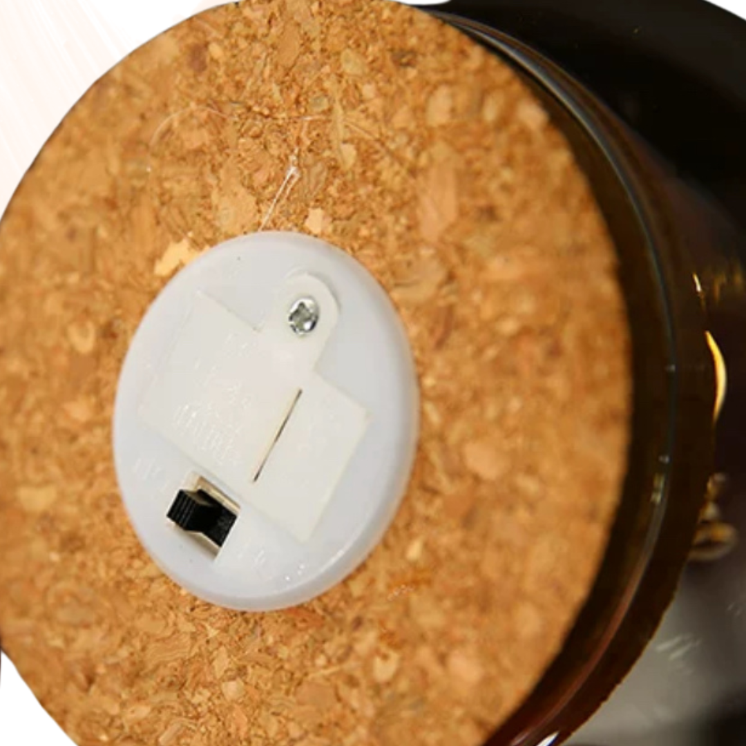 夜燈玻璃球永生花DIY材料包|聖誕花