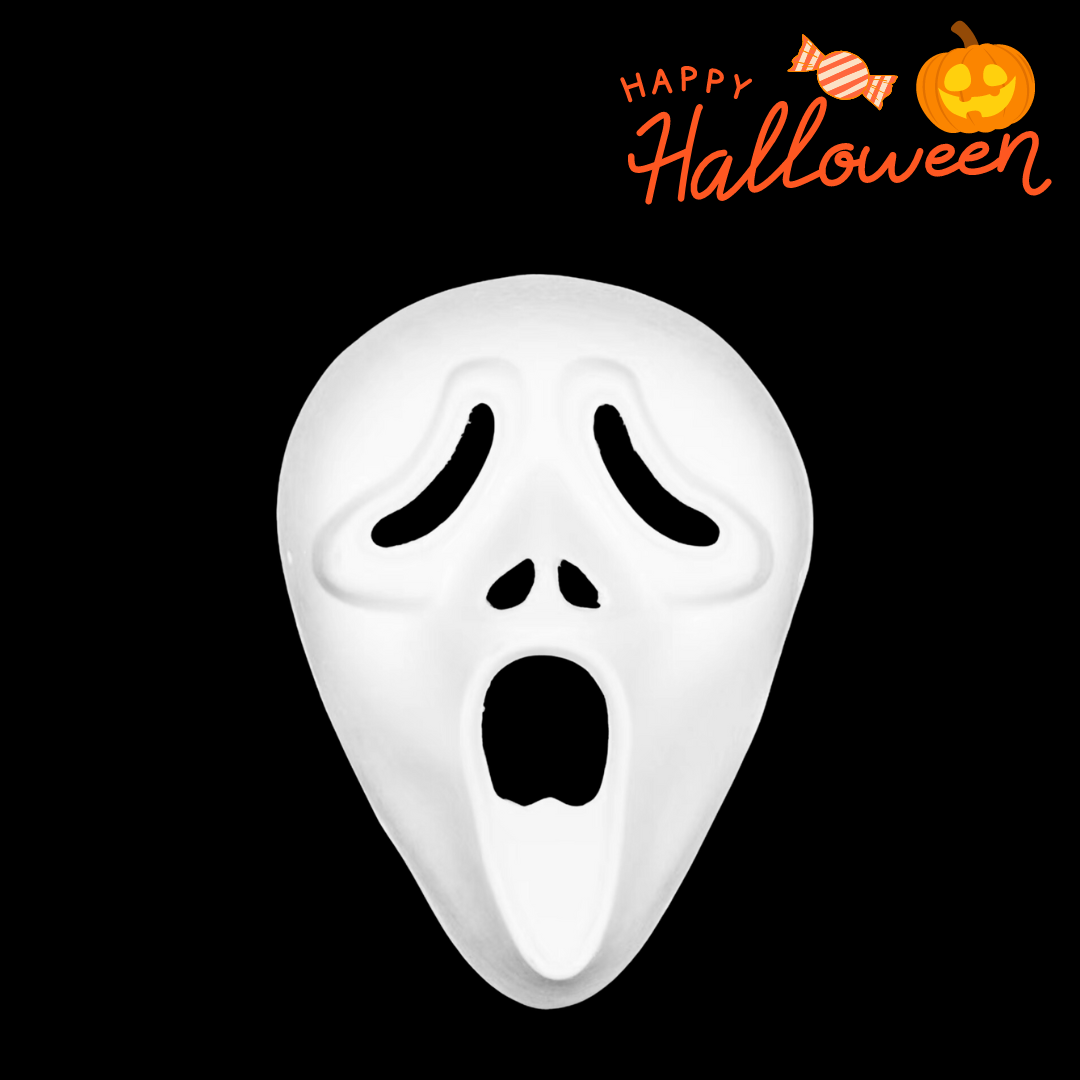 Halloween | Hand-painted mask DIY