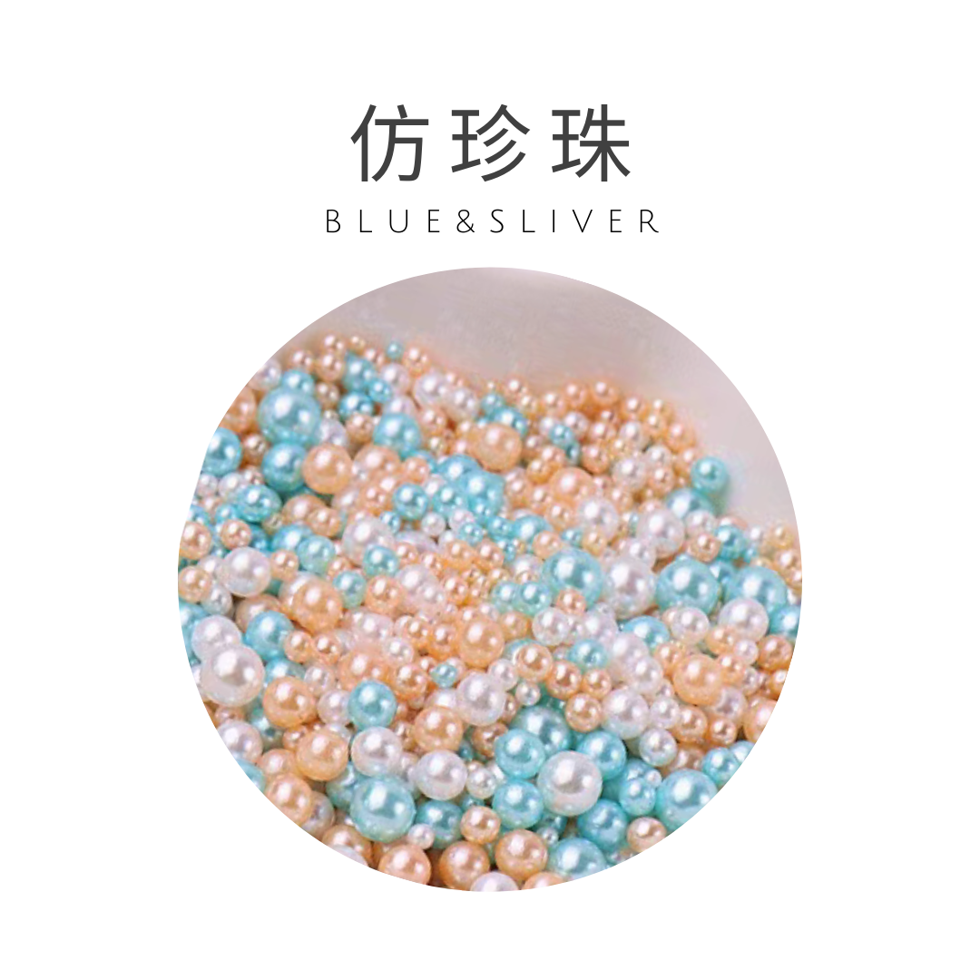 Imitation Pearl|Blue Gold