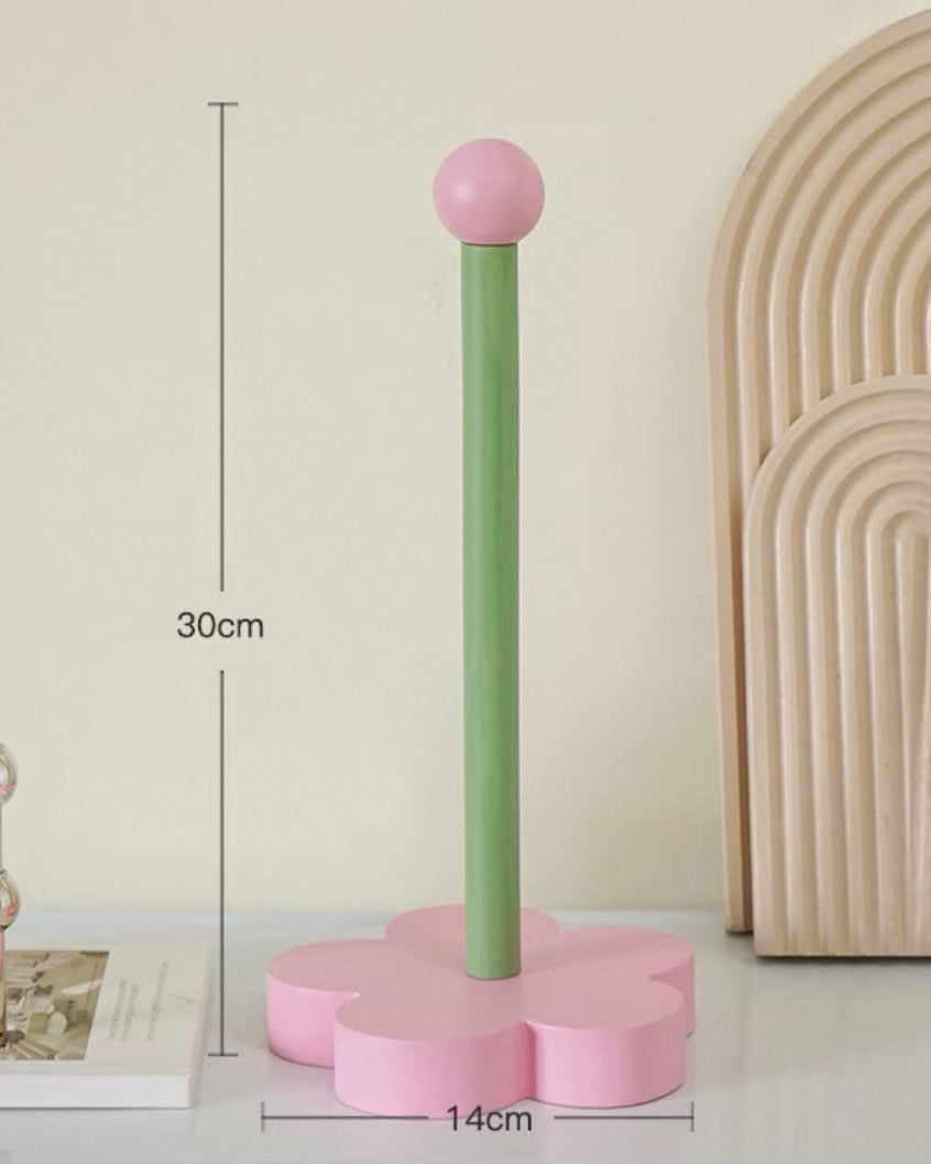 Wooden Paper Towel Holder - Stylish Storage Shelf for Kitchen & Bathroom |HomeHato