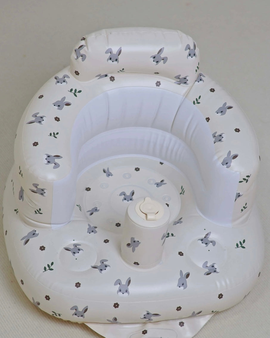 Baby Sit & Stand Trainer | Inflatable Sofa Chair for Toddler Learning & Play (Bunny) – Safe & Portable |HomeHato