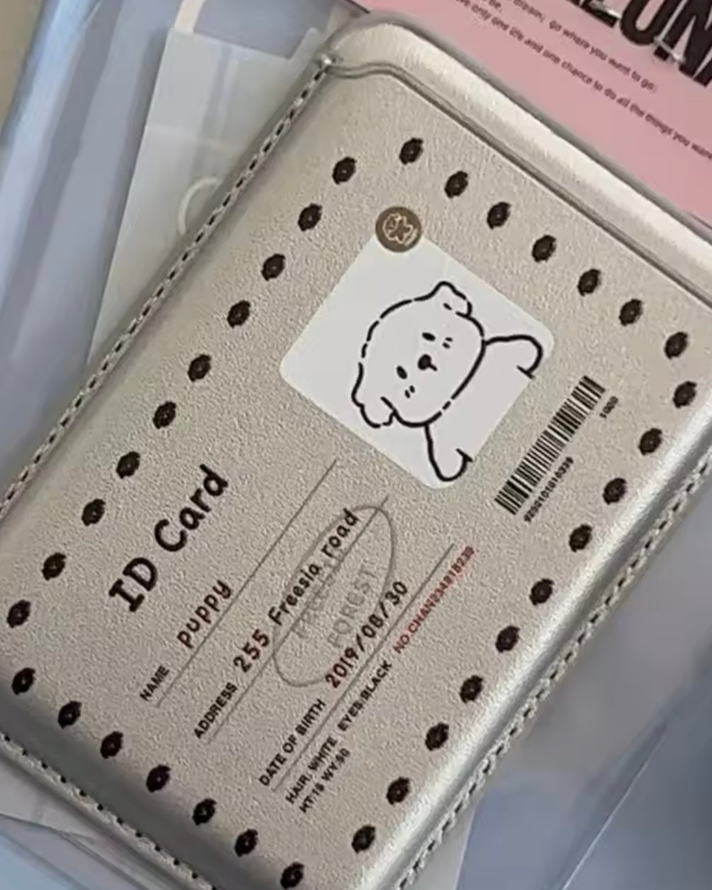 Cute Cat/Dog ID Card Wallet | Magnetic Phone Case Holder with MagSafe |HomeHato
