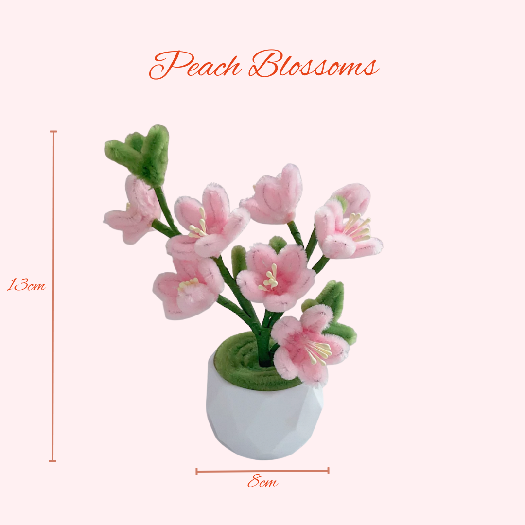 New Year Twister|DIY Material Pack|Small Orange Potted Plant