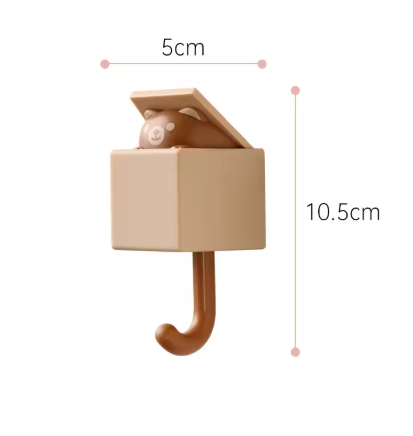 Cute Cat Wall Hooks - Decorative Adhesive Hangers |HomeHato