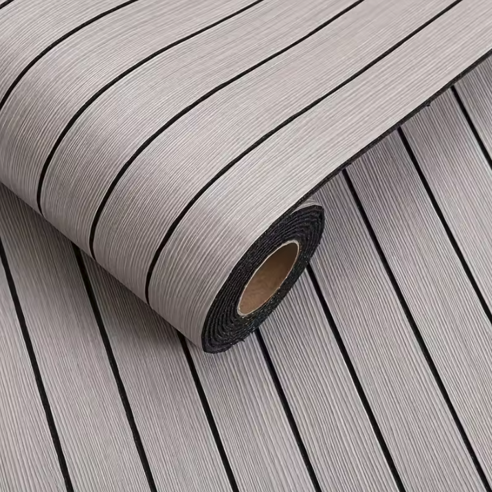 "Self-Adhesive Wood Grain Wallpaper | Extra Thick 3D Retro Design – Removable & Waterproof (SXP Resin)" |HomeHato