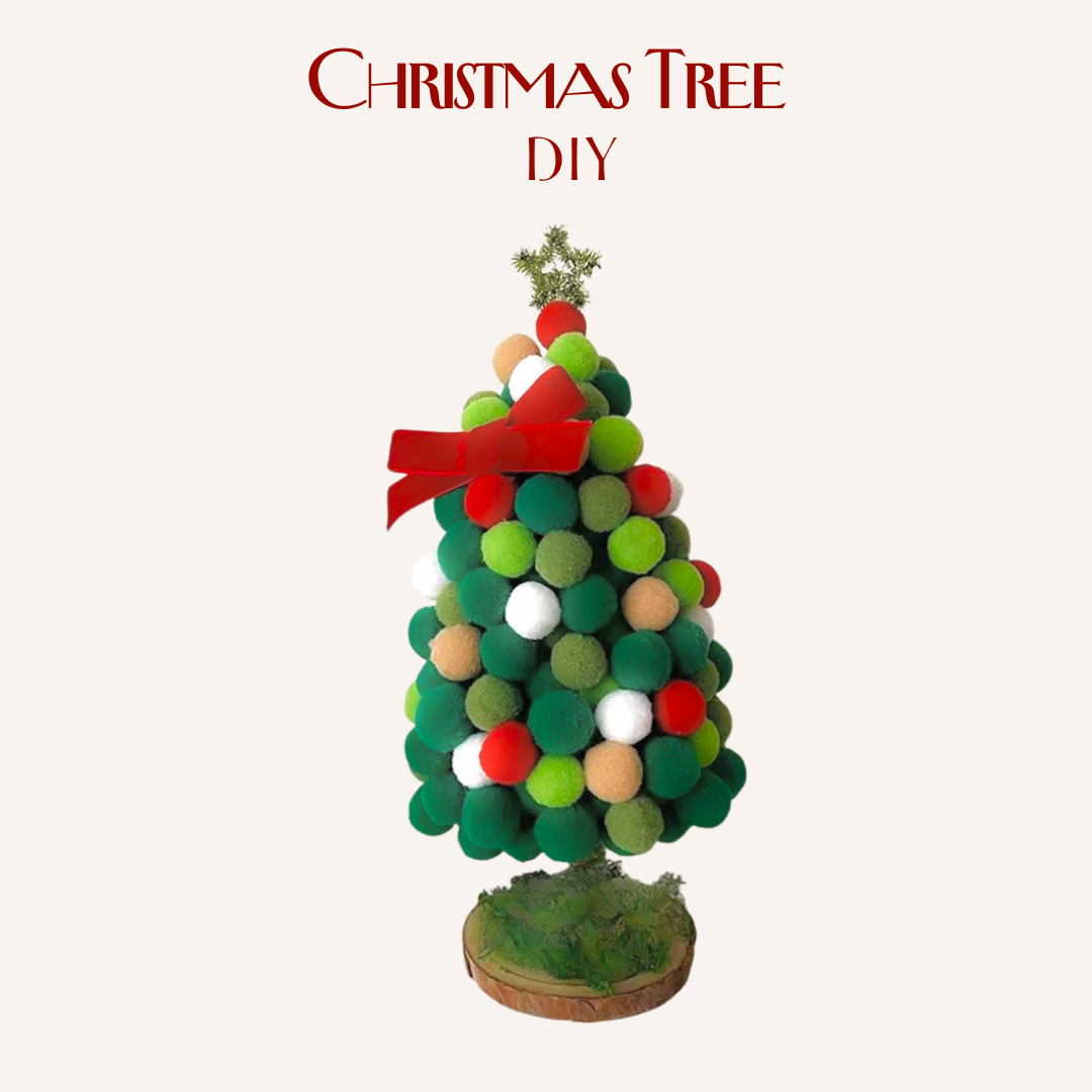 DIY Christmas tree | Furry ball Christmas tree