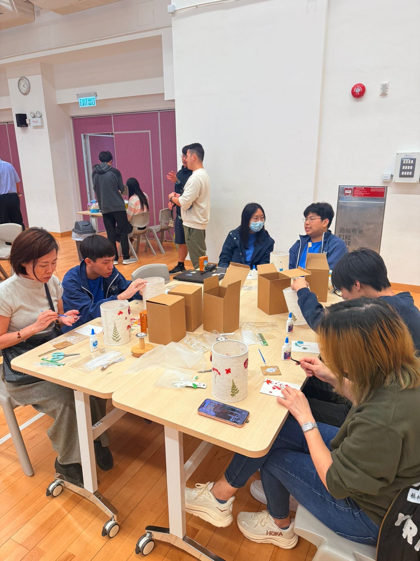 過往工作坊|復古壓花小夜燈工作坊