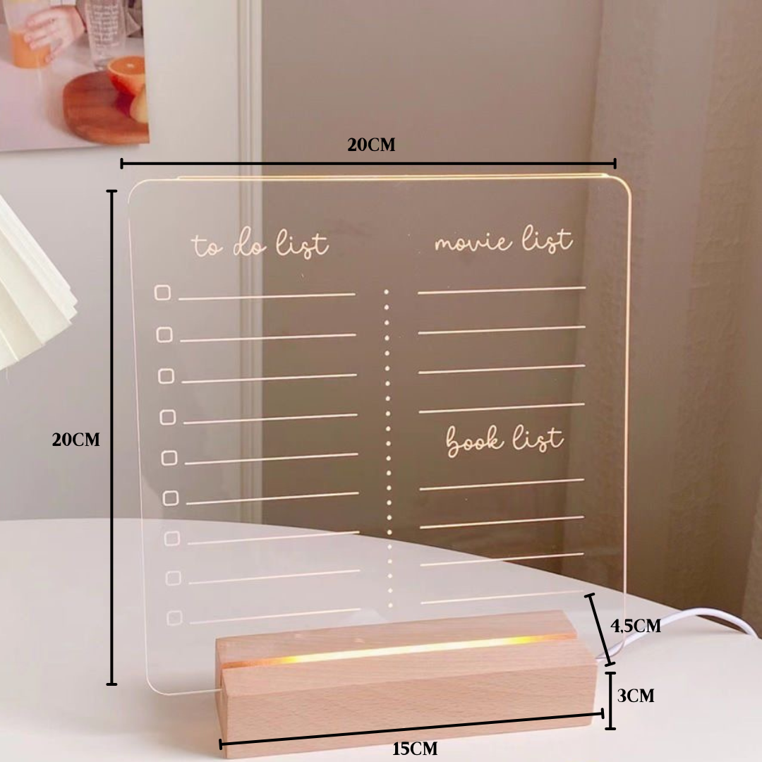 Eternal Flower Glue Board Night Light | Type B