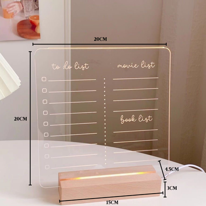 Eternal Flower Glue Board Night Light | Type B