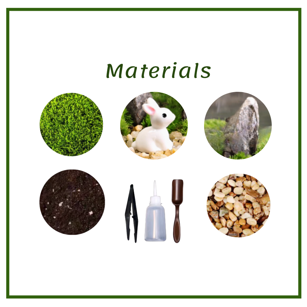 Moss Eco-Bottle DIY Material Kit | Riverside Fish