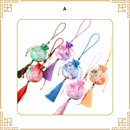 [防流感]中草藥香包DIY材料包|香包款式(A山水景色)|可做25個香包