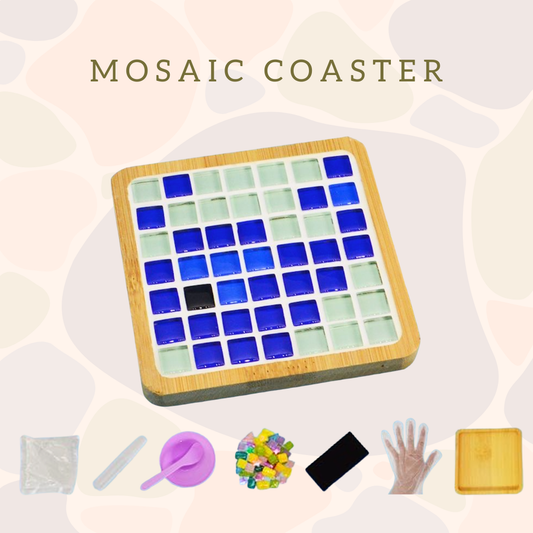 馬賽克杯墊|鯨魚