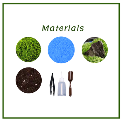 Moss Eco-Bottle DIY Material Kit | Walking Lamb