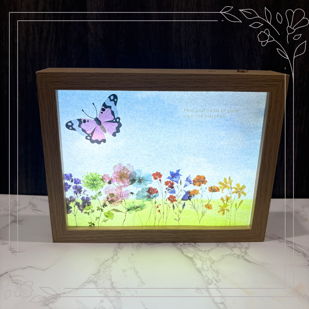 菲林紙相框小夜燈|壓花/貼紙款 工作坊