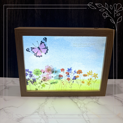 菲林紙相框小夜燈|壓花/貼紙款 工作坊