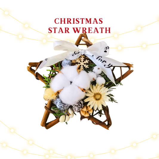 Christmas wreath vine circle handmade material package | Christmas Wreath DIY | Round wreath