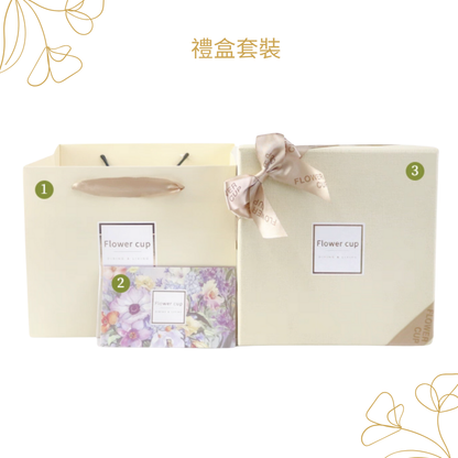 Night Light Glass Ball Everlasting Flower DIY Material Kit | Pink and Blue