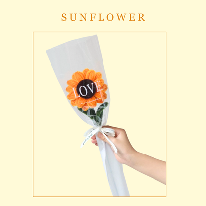 [不需要用熱溶膠製作] 扭扭棒|DIY材料包|一支太陽花