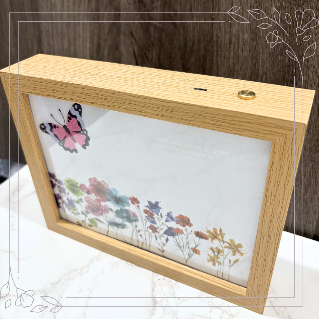 菲林紙相框小夜燈|壓花/貼紙款 工作坊