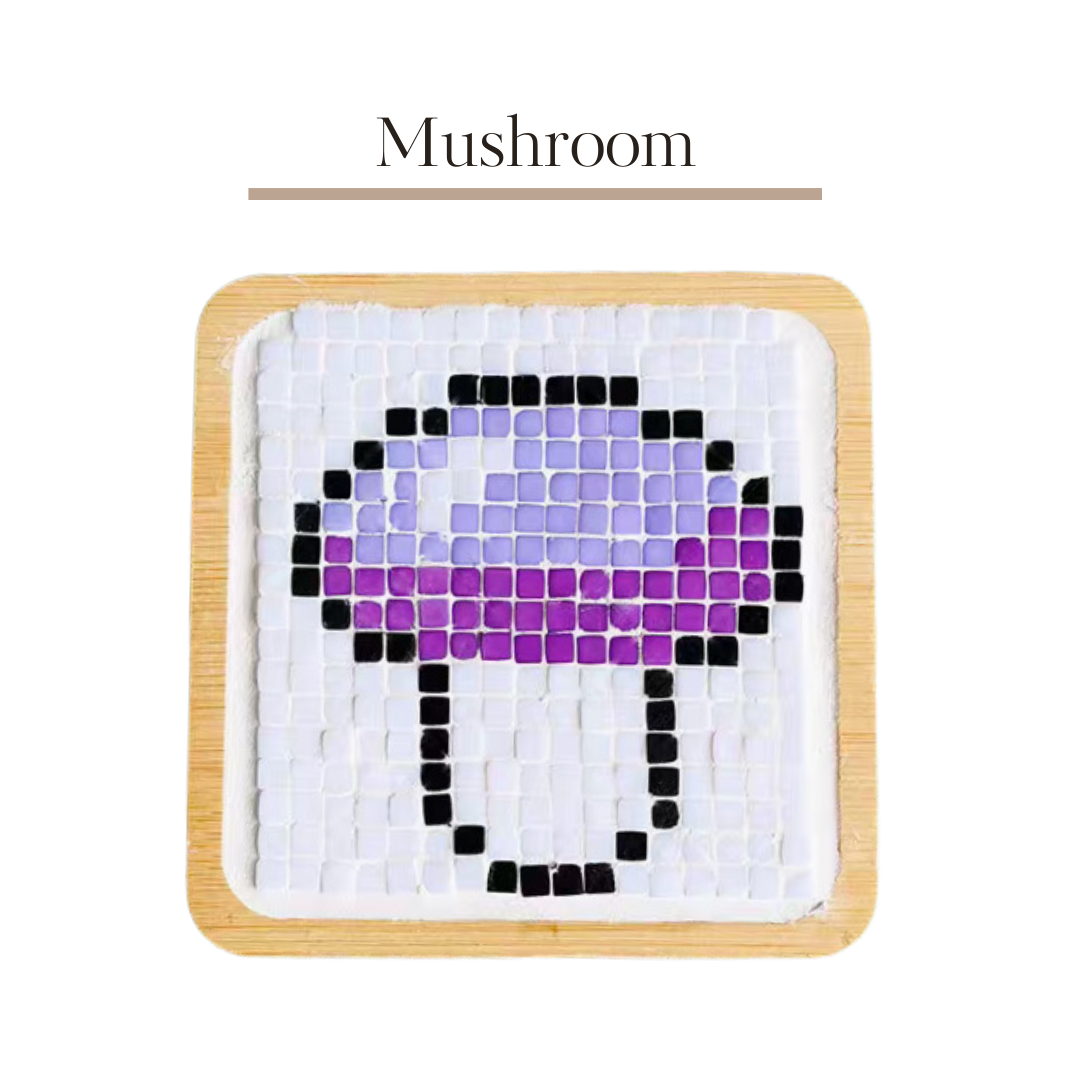 馬賽克杯墊|Mushroom