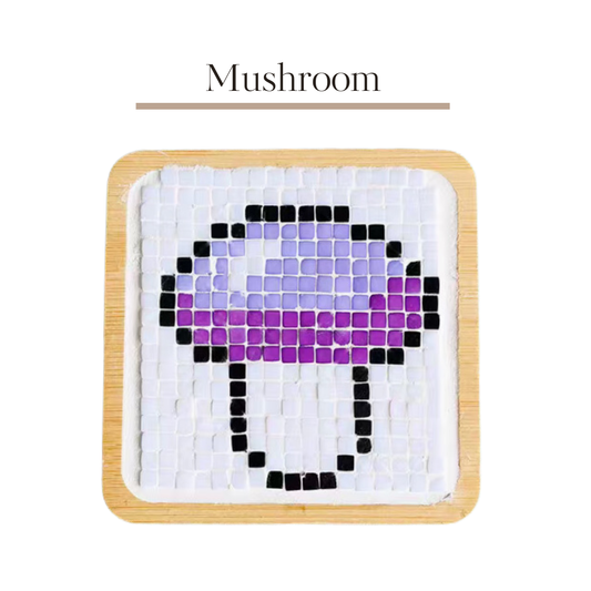 馬賽克杯墊|Mushroom