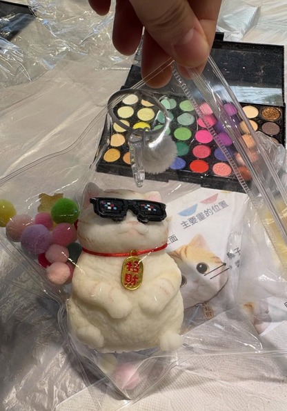 [工作坊教學套裝|材料+PPT流程全包] 貓貓捏捏膠掛飾工作坊|商場學校企業通用