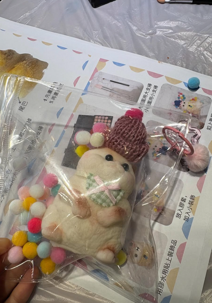[工作坊教學套裝|材料+PPT流程全包] 貓貓捏捏膠掛飾工作坊|商場學校企業通用