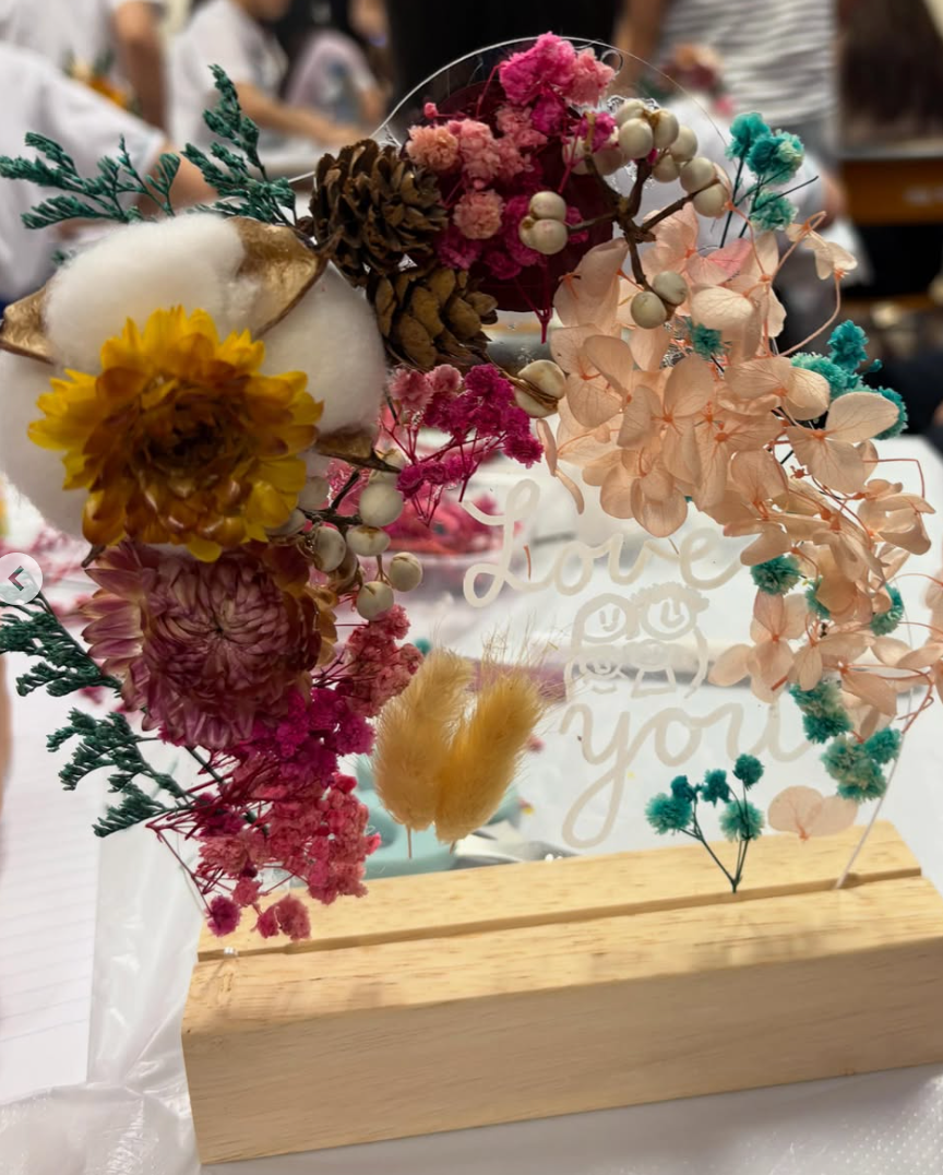 過往工作坊|永生花小夜燈親子工作坊
