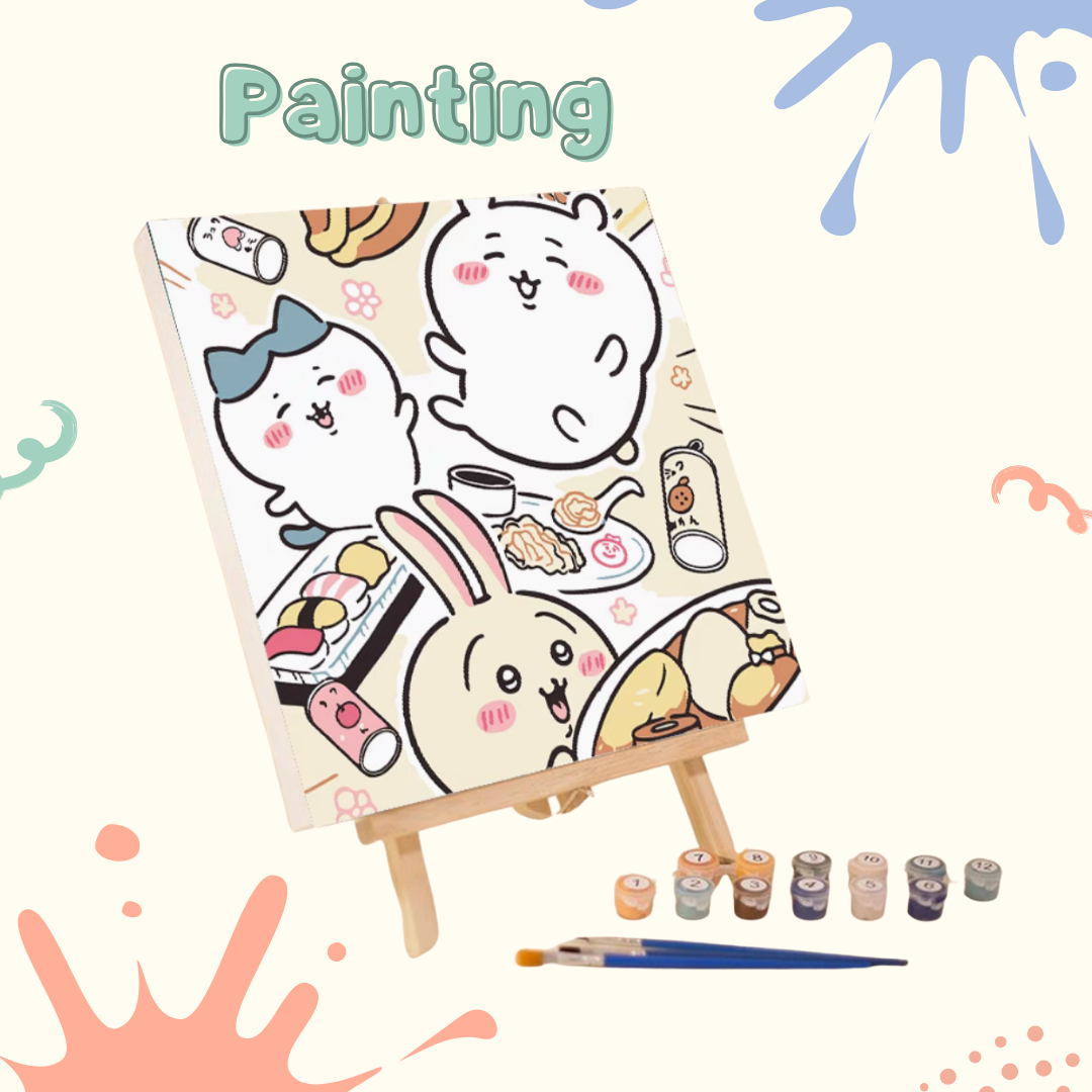 Beach Shell Painting DIY Material Kit | Purple